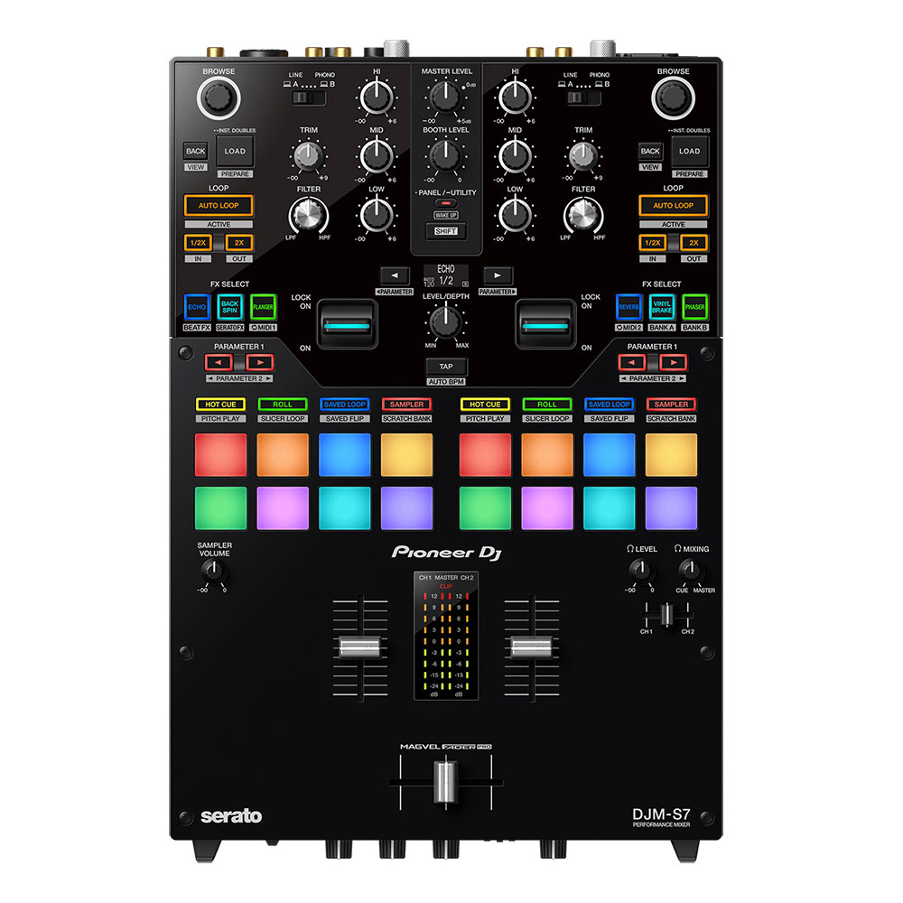 Pioneer DJ DJM-S7 DJミキサー プロフェッショナル向け スクラッチ