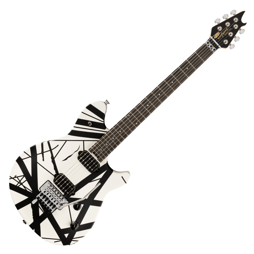 EVH Wolfgang Special Striped Series Black and White エレキギター