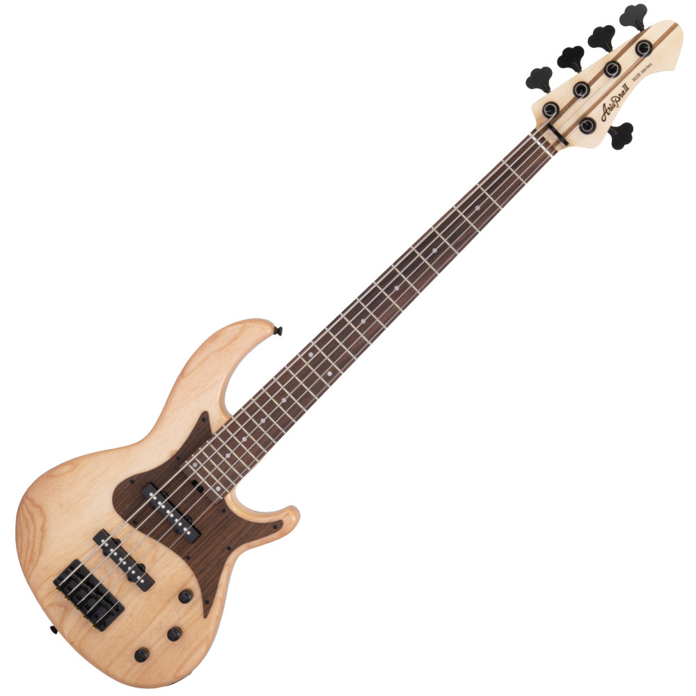 Aria pro 2 アリアプロ2 5弦ベース アクティブ 本革ストラップ付き