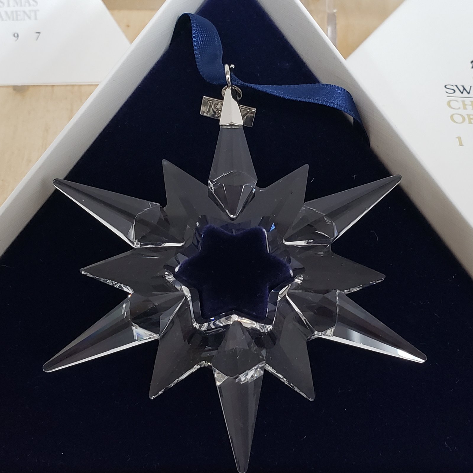 Swarovski Christmas Annual Star Ornament 1997 Brand New