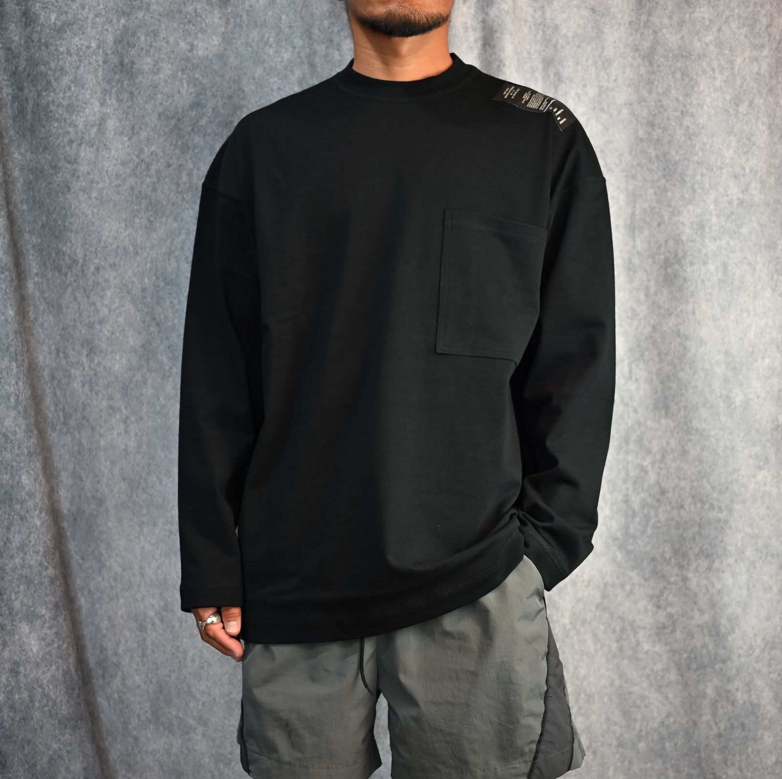 N.HOOLYWOOD - POKET LONG SLEEVE T-SHIRT （BLACK） / ロングスリーブ