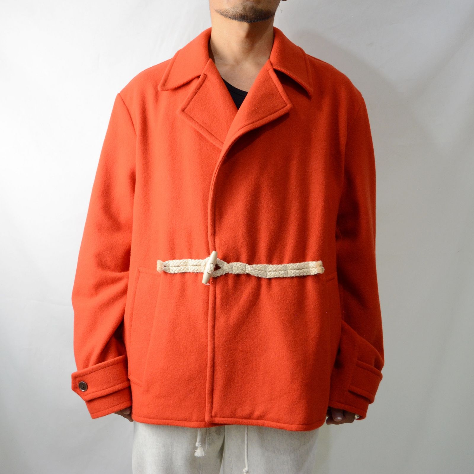 FACETASM - STAY GOLD SHORT DUFFLE COAT（SUNSET ORANGE） / ダッフル