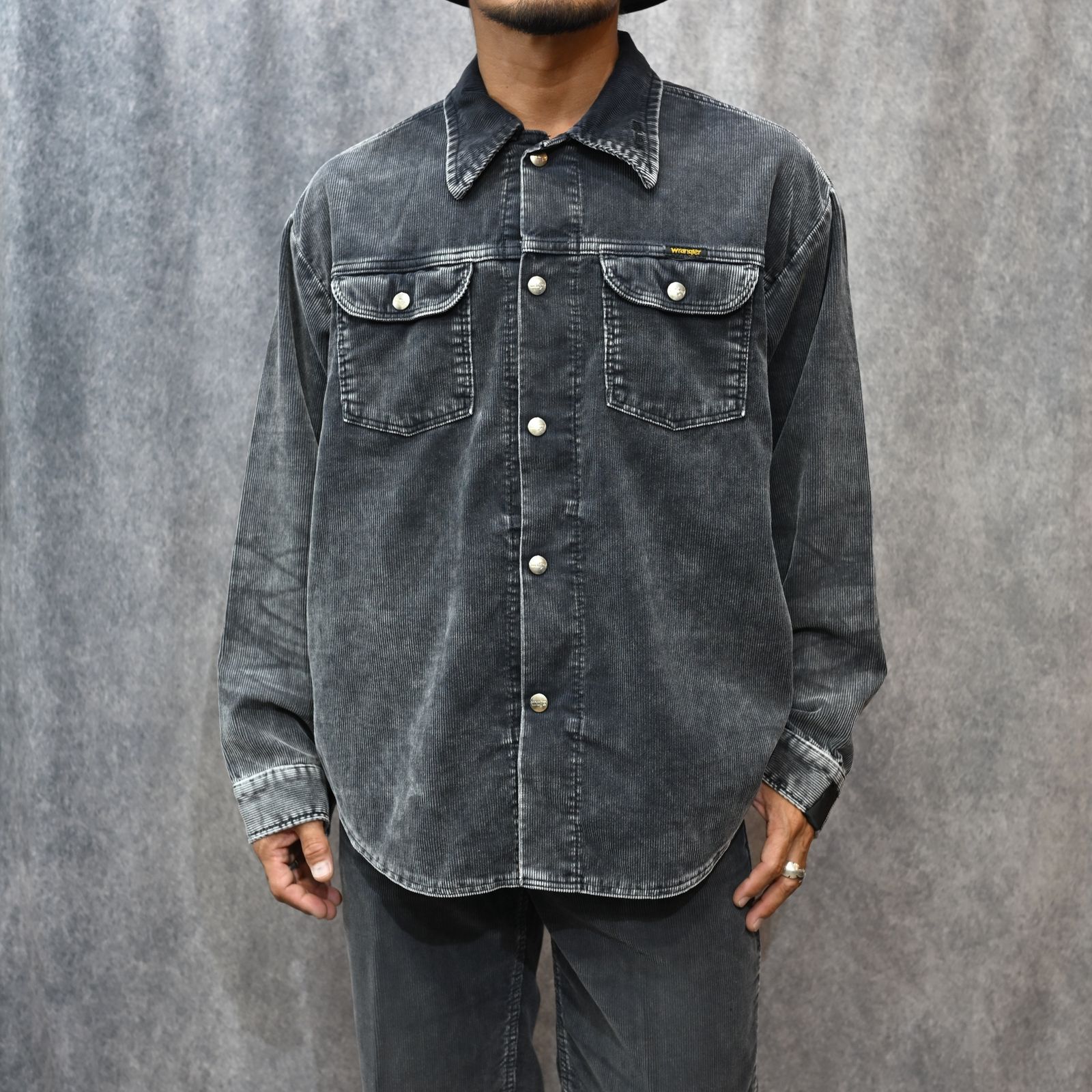 N.HOOLYWOOD - × Wrangler SHIRT （BLACK）｜× ラングラー
