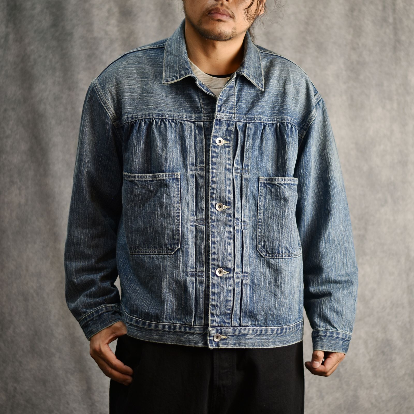 Porter Classic - STEINBECK DENIM JACKET (BLUE) / デニムジャケット