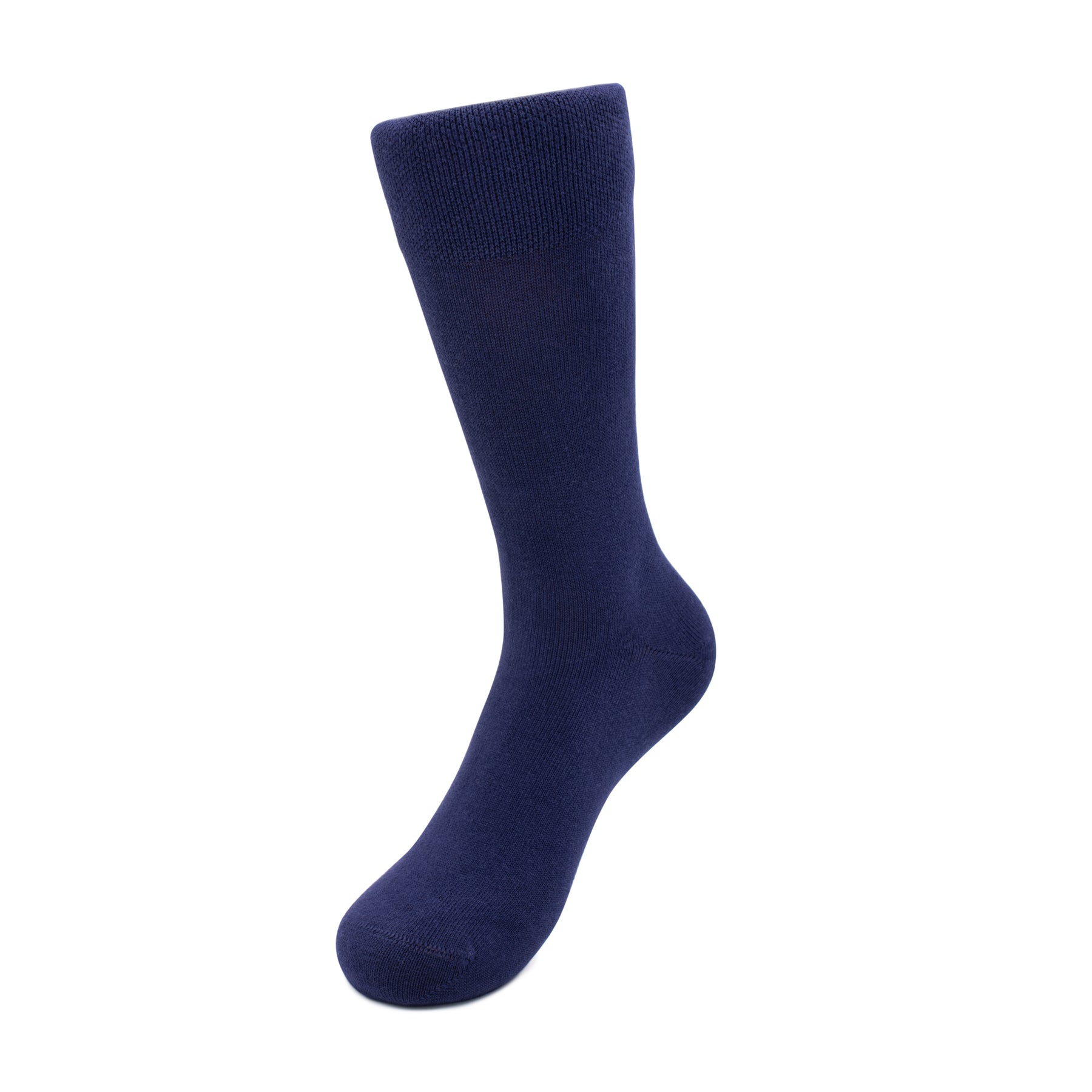 Dark Navy Crew Socks | Cotton Socks for Women & Men | Charix