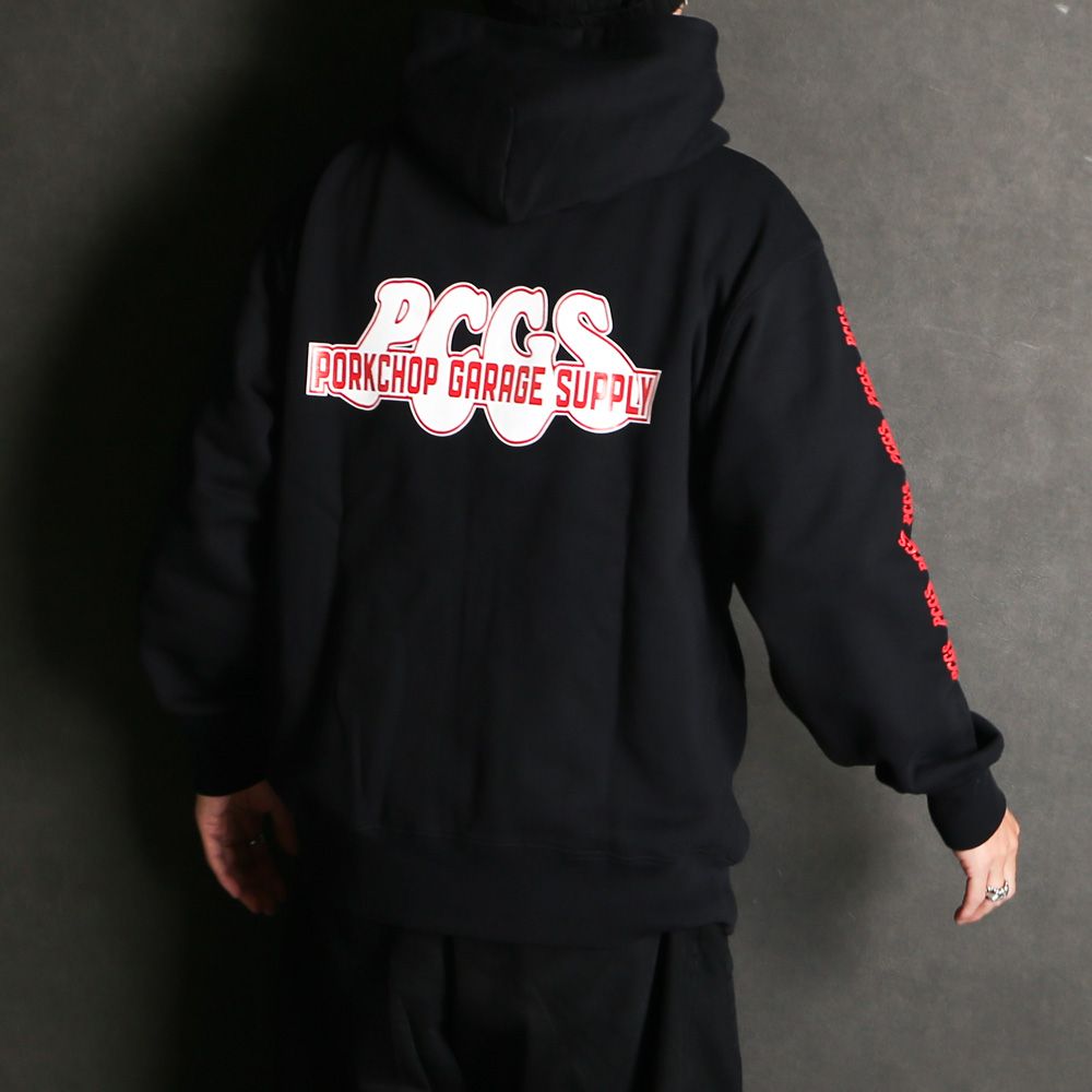 PORKCHOP - PP LOGO ZIP UP HOODIE / ジップアップパーカー | chemical
