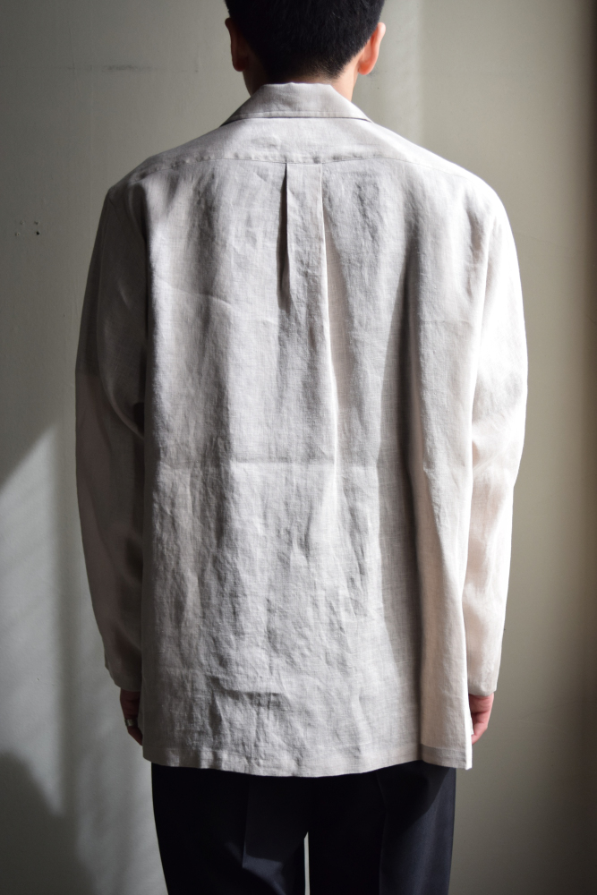 MARKAWARE (マーカウェア) HEMP SHIRTING COMFORT FIT OPEN COLLAR