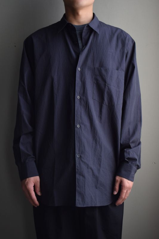 COMOLI (コモリ) コモリシャツ [NAVY]