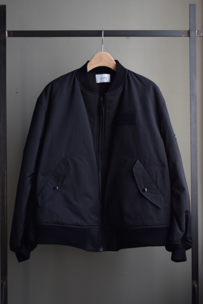 CIOTA (シオタ) MA-1 Flight Jacket [Black]