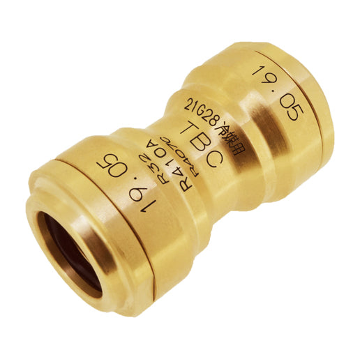 エアコン省施工・品質安定 冷媒銅管用ワンタッチ継手『タブチ エフワン