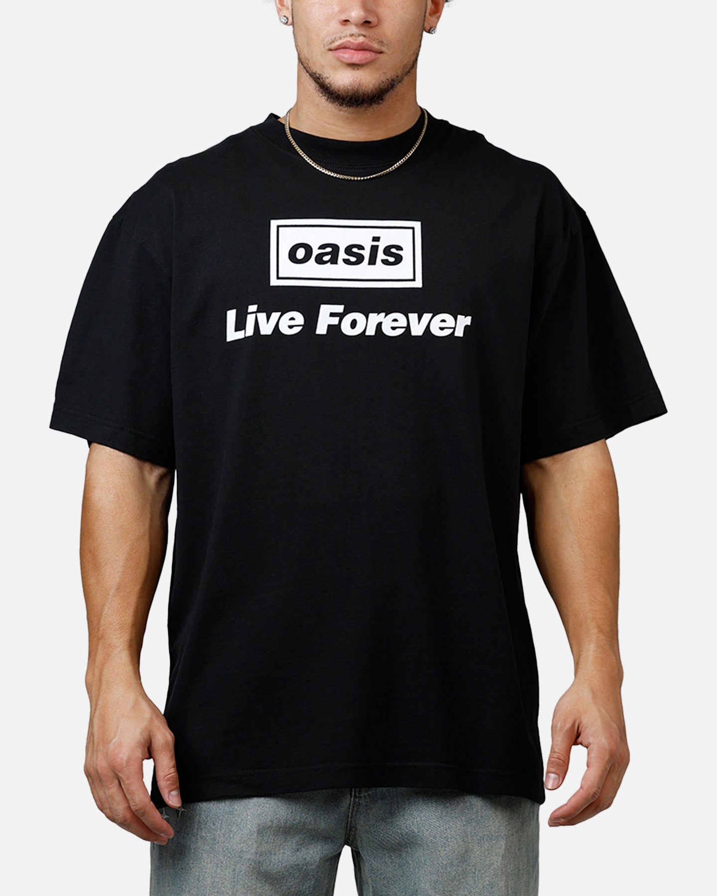 Global Merchandising Oasis Live Forever T-Shirt Black | Culture