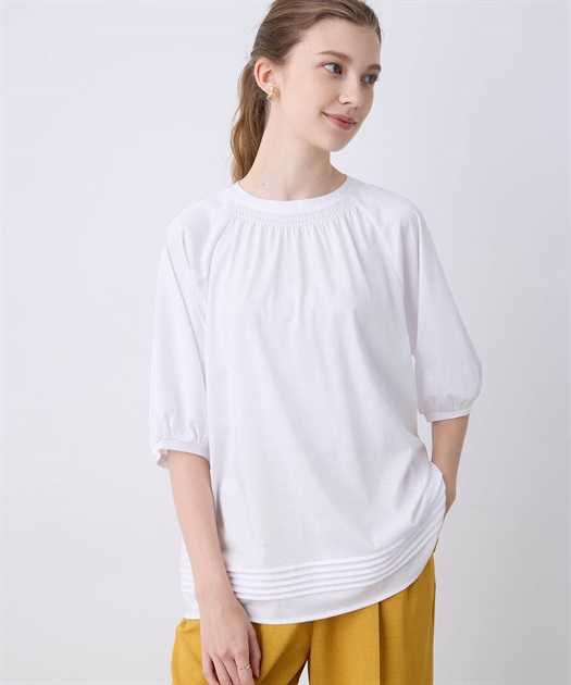 裾ピンタックプルオーバー LE SOUK HOLIDAY｜クロスプラス公式通販サイト