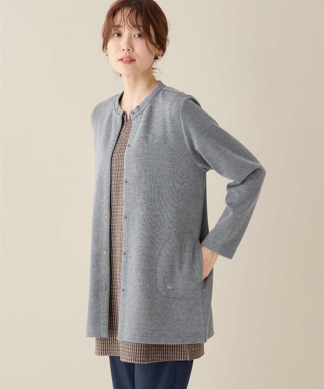 ダブルフェイスカーディガン DECOY｜クロスプラス公式通販サイト