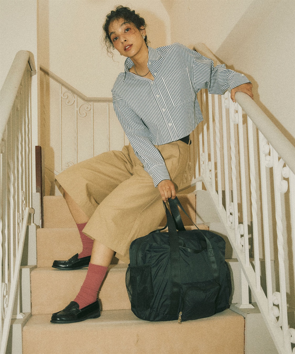 TRIP.INN】2WAYポケッタブルボストンバッグ Life Style by cross