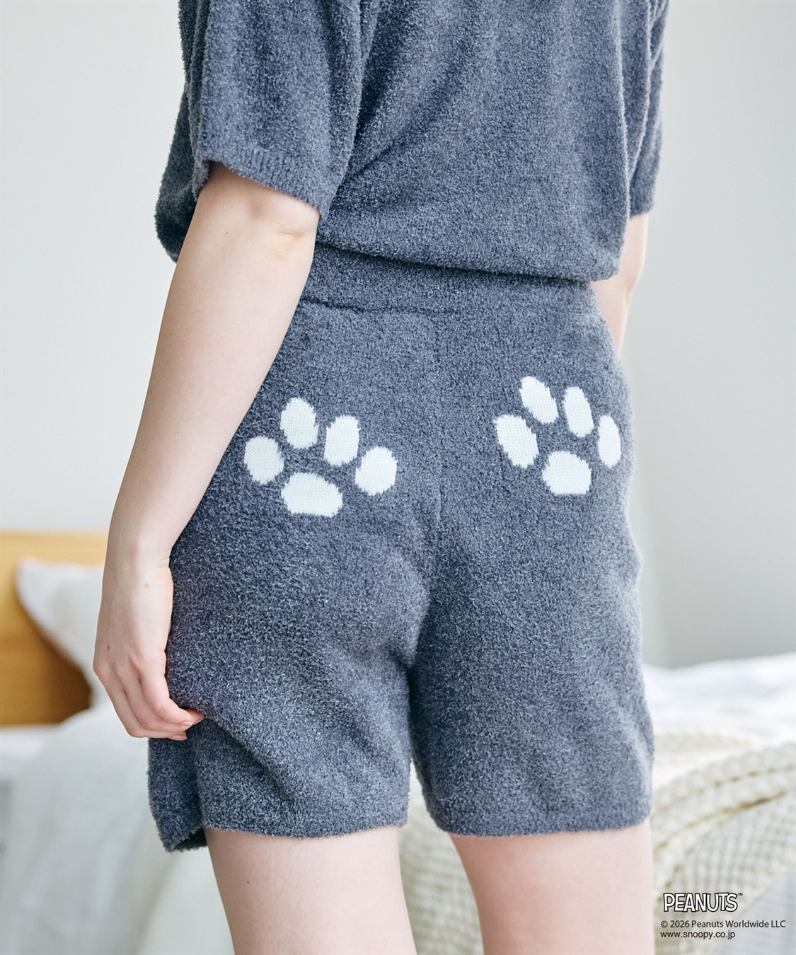 PEANUTS/ピーナッツ】SNOOPY/スヌーピーもこもこルームウェアショート