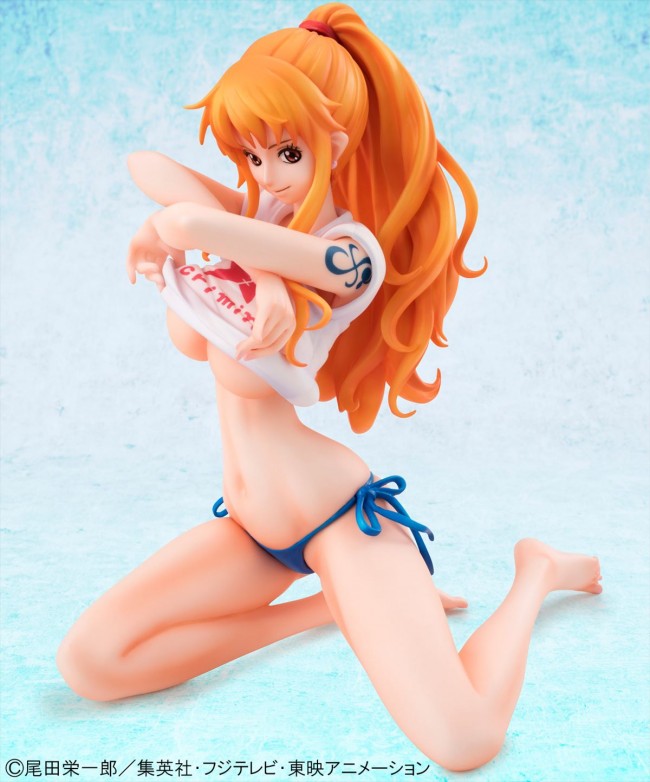 ワンピース』“ナミ”セクシー過ぎるフィギュア発売！水着に着替える瞬間