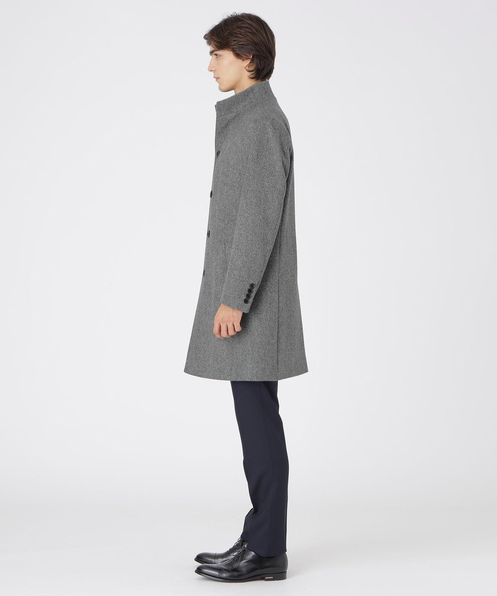カルゼビーバースタンドカラーコート（コート）｜BLACK LABEL