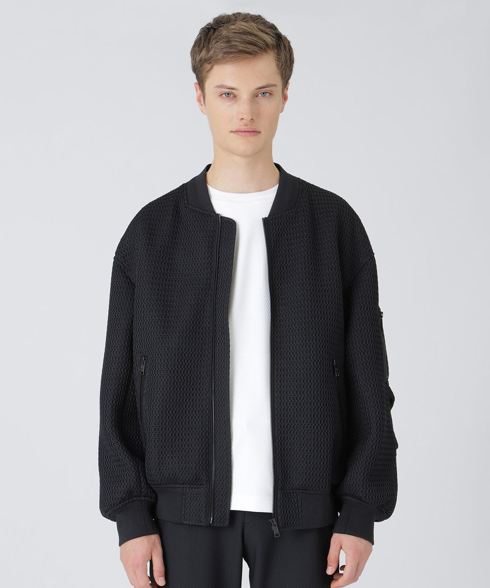 BLACK lab.】シアードダブルラッセルMA-1（ブルゾン）｜BLACK LABEL