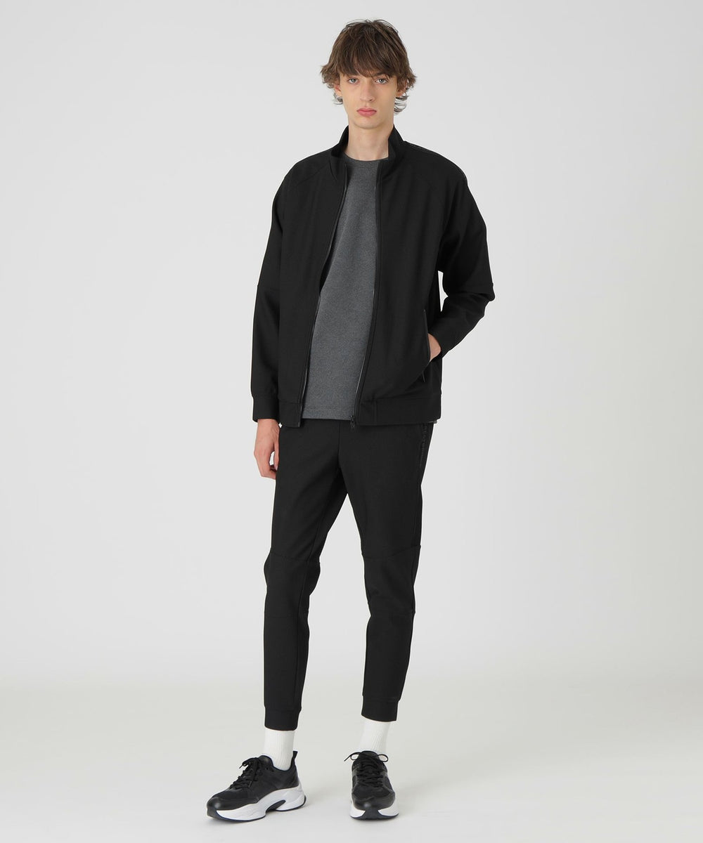 BLACK lab.】ボンディングジャカードトリコットブルゾン（カットソー