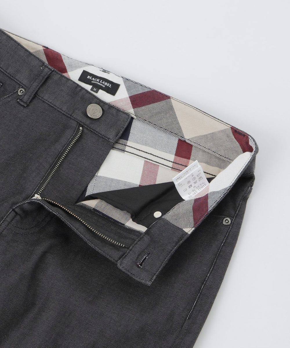 ダブルフェイスクレストブリッジチェックデニムパンツ（カジュアル