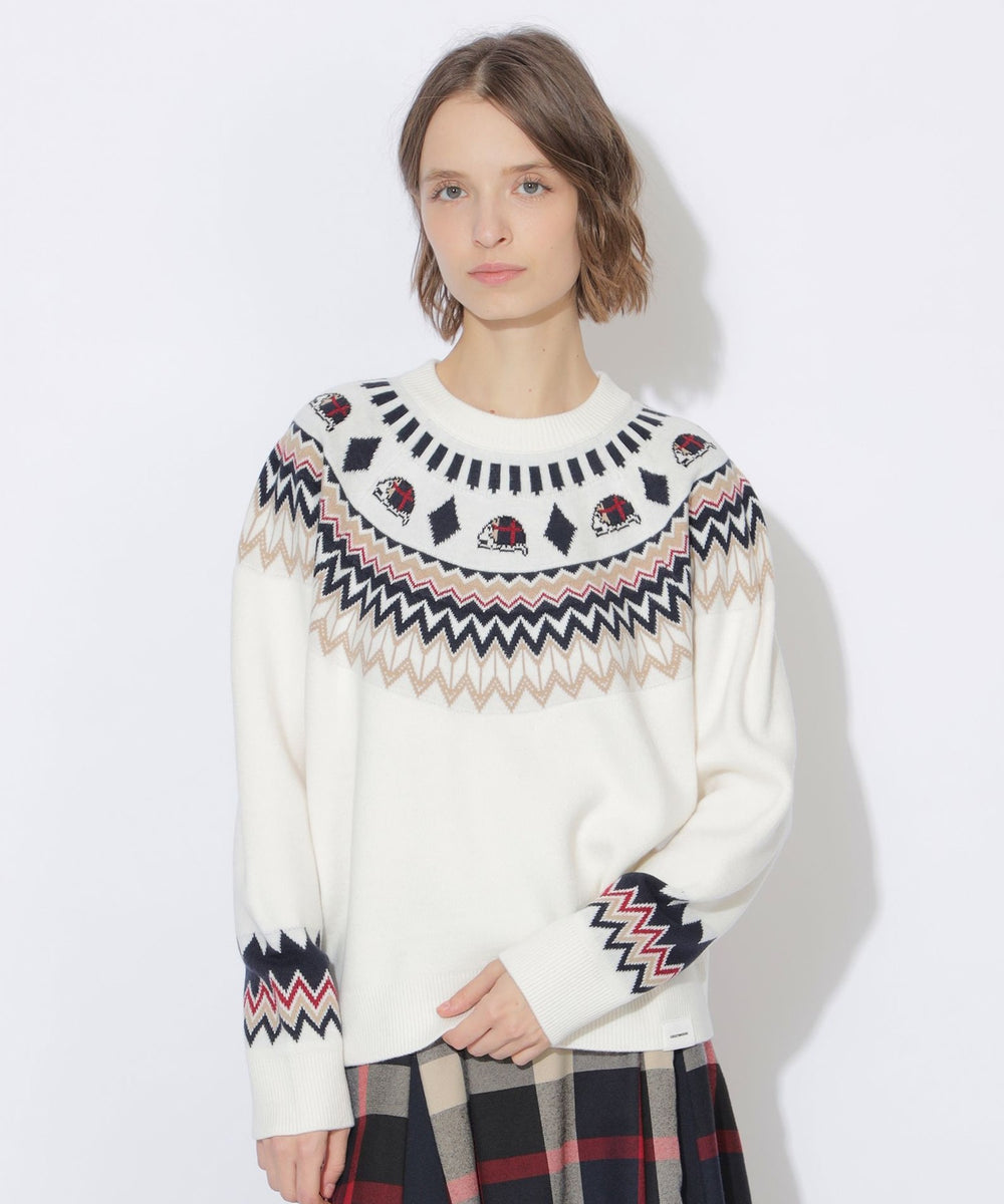 ヘッジホッグフェアアイルニット（ニットウェア）｜CB CRESTBRIDGE