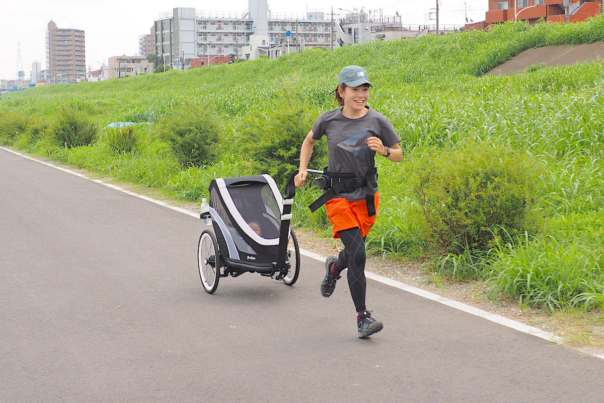 ベビーカーで子どもを連れてランニング！ サイベックスの「ZENO」で