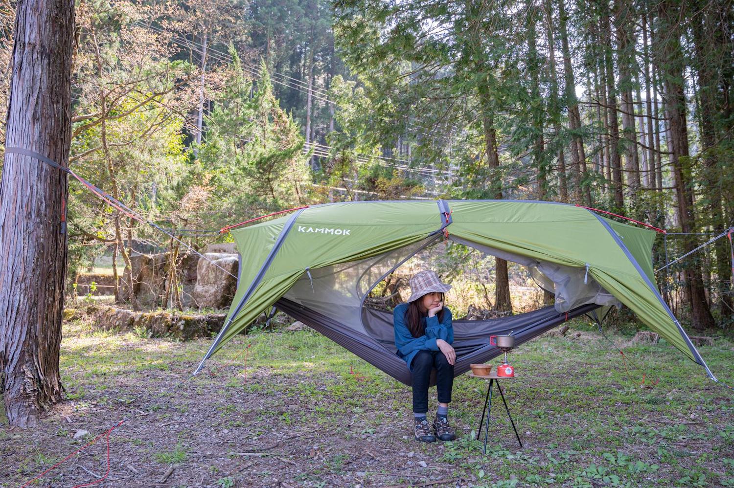 2通りの使い方が選べる！ カモックの次世代型ハンモック「Sunda2.0