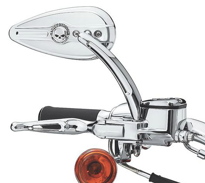 スカル ティアドロップミラー - Harley Davidson | アンバーピース