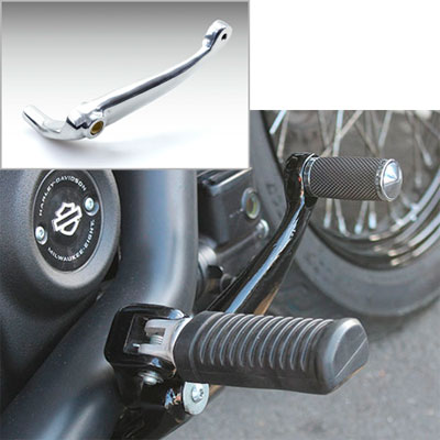 ビレットスタイル・リアブレーキレバー・フォワードコントロール