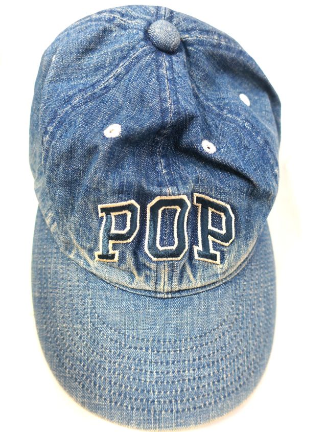 6パネル デニム ベースボールキャップ “ F ” パッチ HW - アメカジ