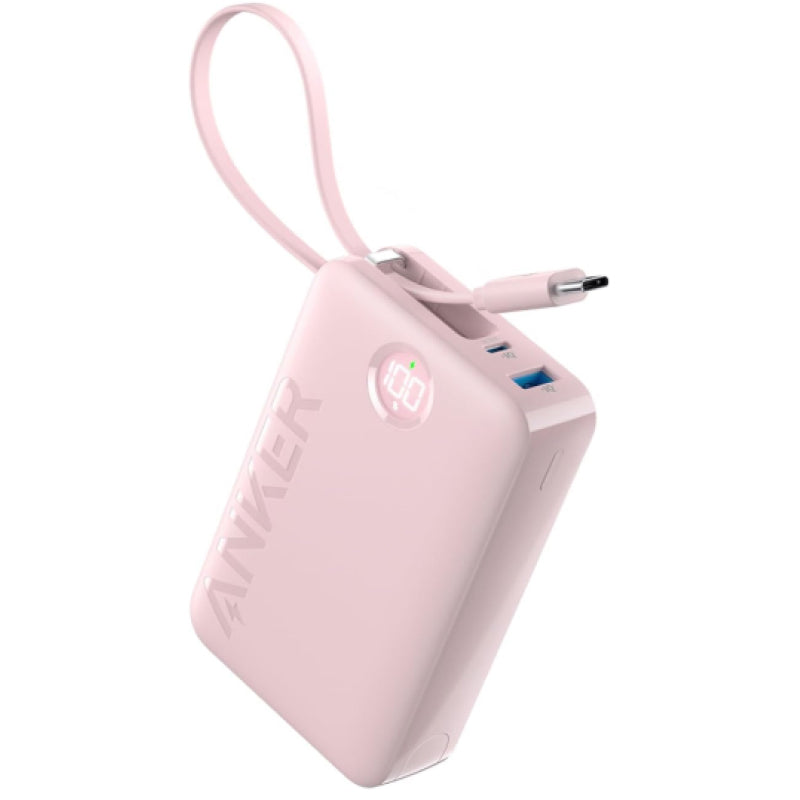 Anker Power Bank (20000mAh, 22.5W, Built-In USB-C ケーブル