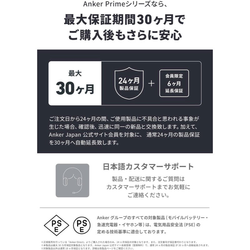 Anker Prime Power Bank (27650mAh, 250W) | モバイルバッテリーの製品