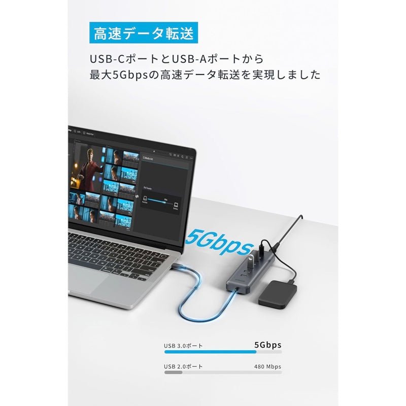 Anker USB-C データ ハブ (8-in-1, 5Gbps) |ハブの製品情報 | Anker