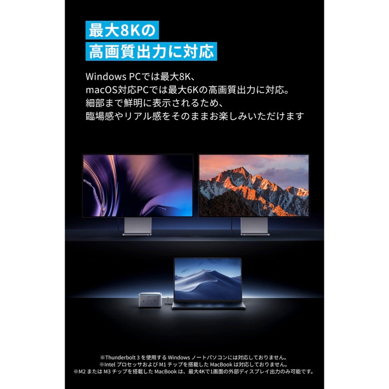 Anker Prime ドッキングステーション (14-in-1, 8K, Thunderbolt 5