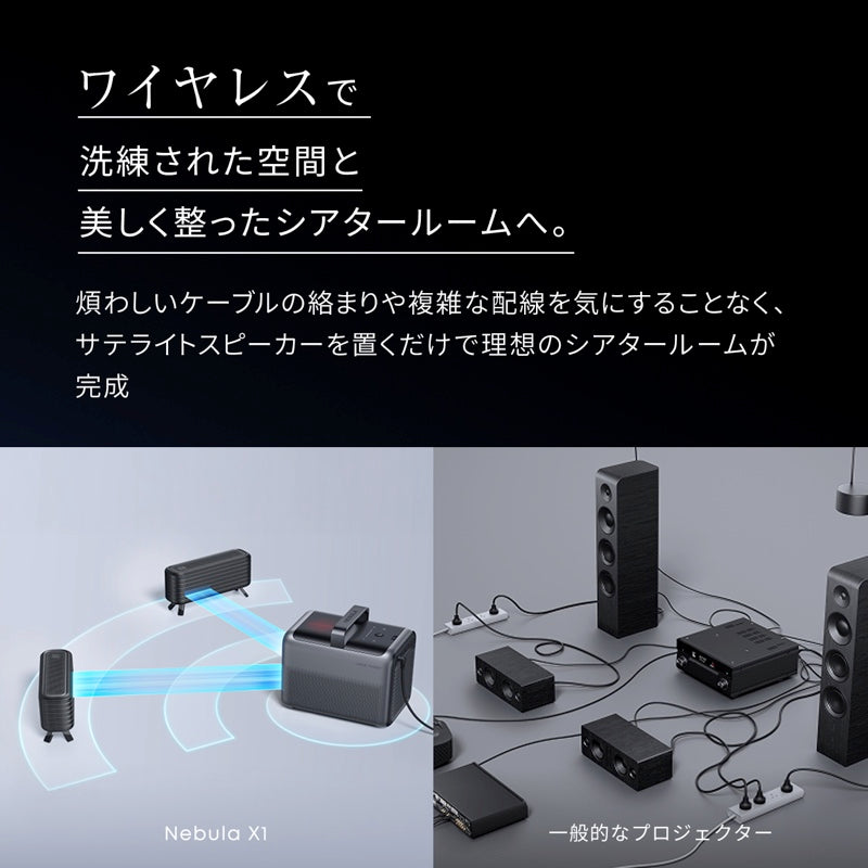 Nebula X1 | モバイルプロジェクターの製品情報 | Anker Japan 公式