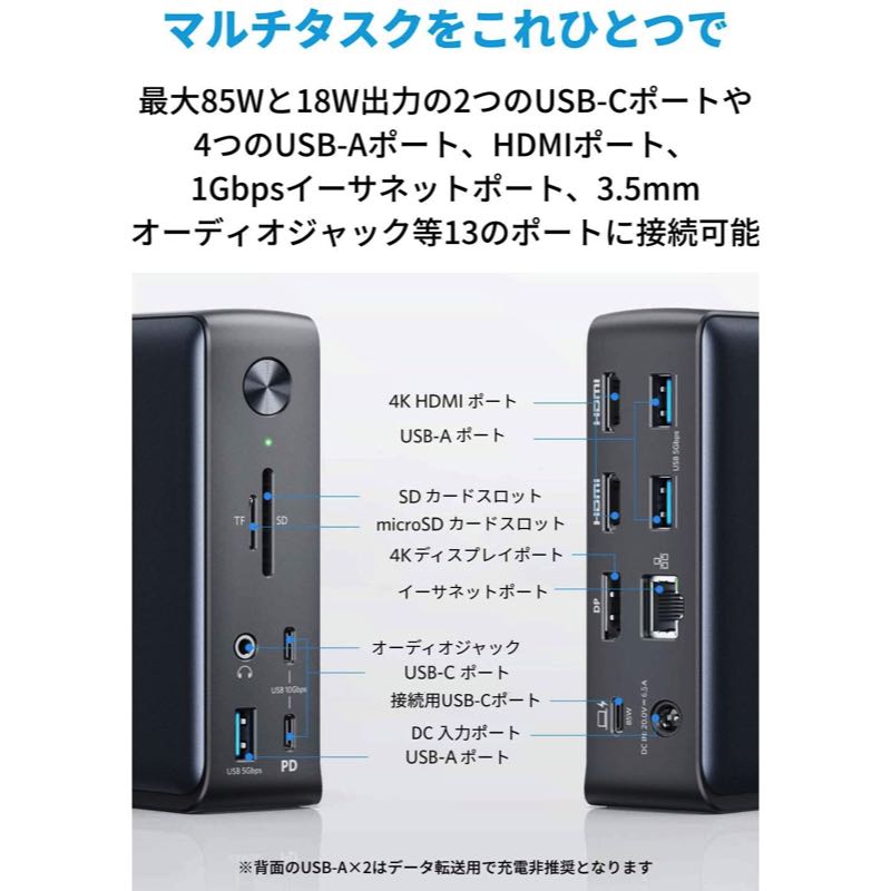 Anker PowerExpand 13-in-1 USB-C Dock ドッキングステーション