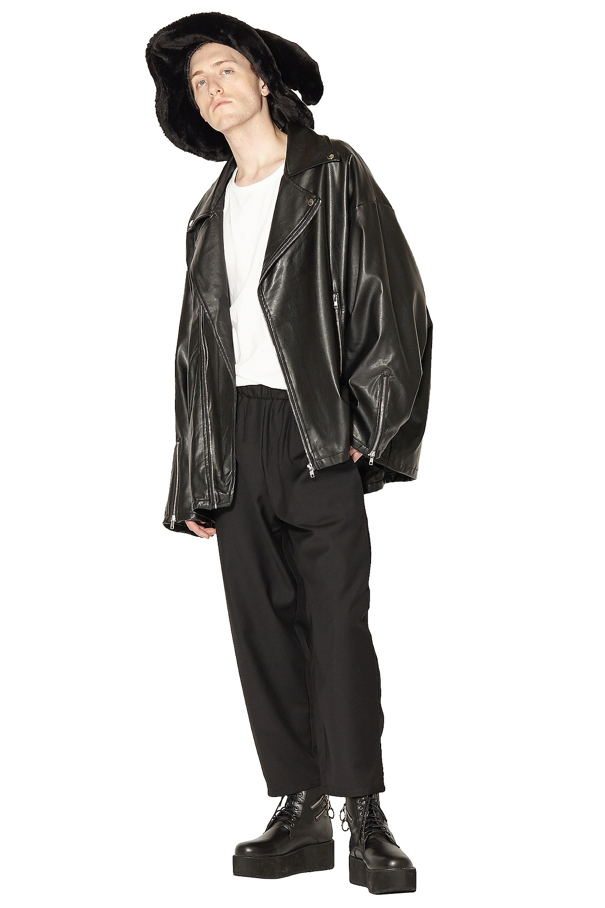 レザーライダース -オーバーサイズ- ankoROCK(アンコロック) メンズ