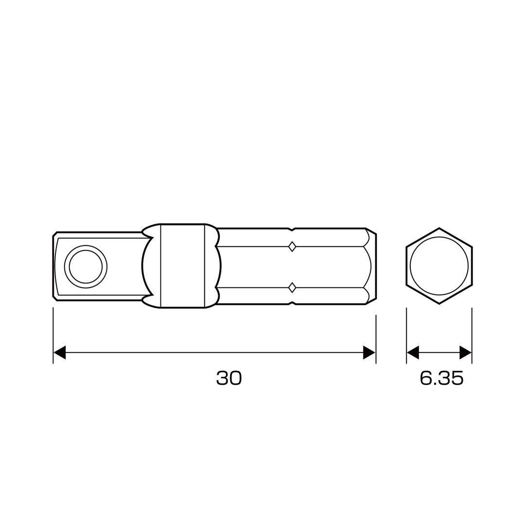 ショートビット ソケットアダプター 1/4”ソケットアダプター×30（手動