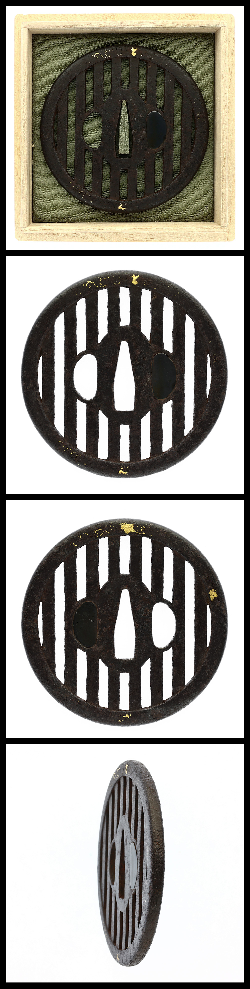 鍔: 無銘（秋田正阿弥）（特別保存刀装具） | 日本刀販売の葵美術