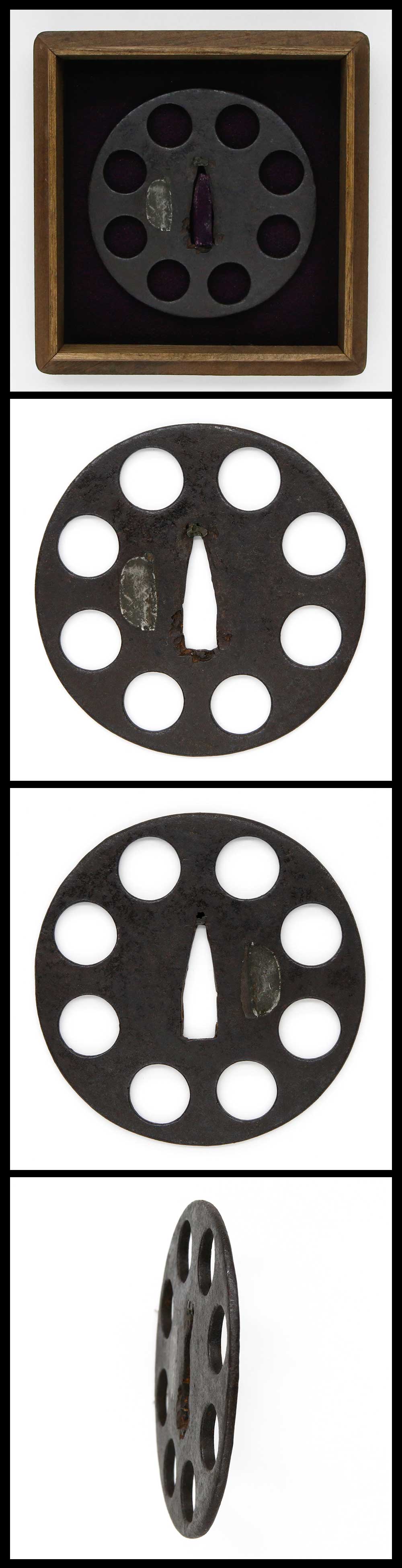 鍔：無銘(甲冑師)（保存刀装具） | 日本刀販売の葵美術