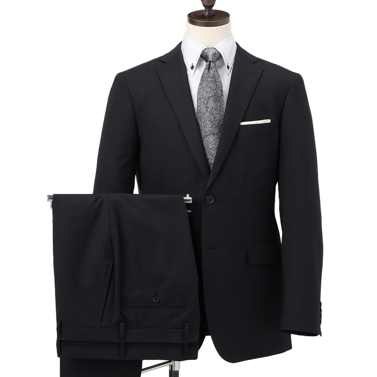 アウトレット】リサイクル素材使用 洗える ストレッチ 2パンツスーツ