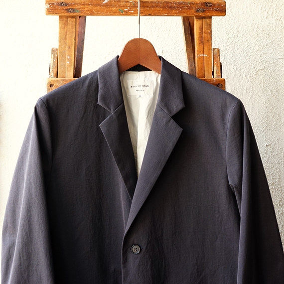 STILL BY HAND ジャージーライクなセットアップジャケット（JK0191