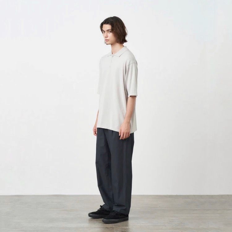 ATON - 【残り一点】Fresca Knit Polo Sweater | ACRMTSM ONLINE STORE