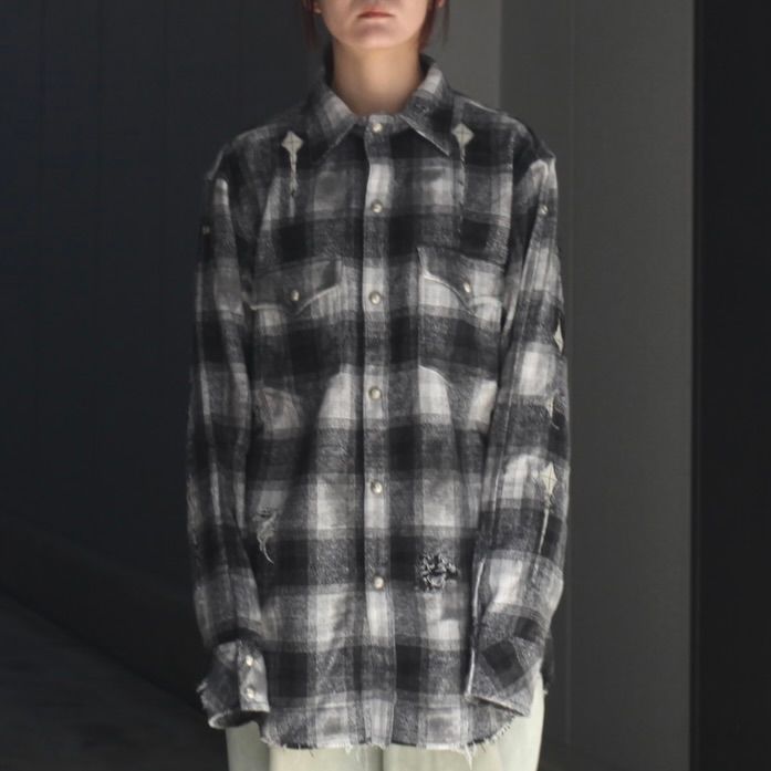 Thug Club - 【残り一点】Angels Damaged Shirt | ACRMTSM ONLINE STORE