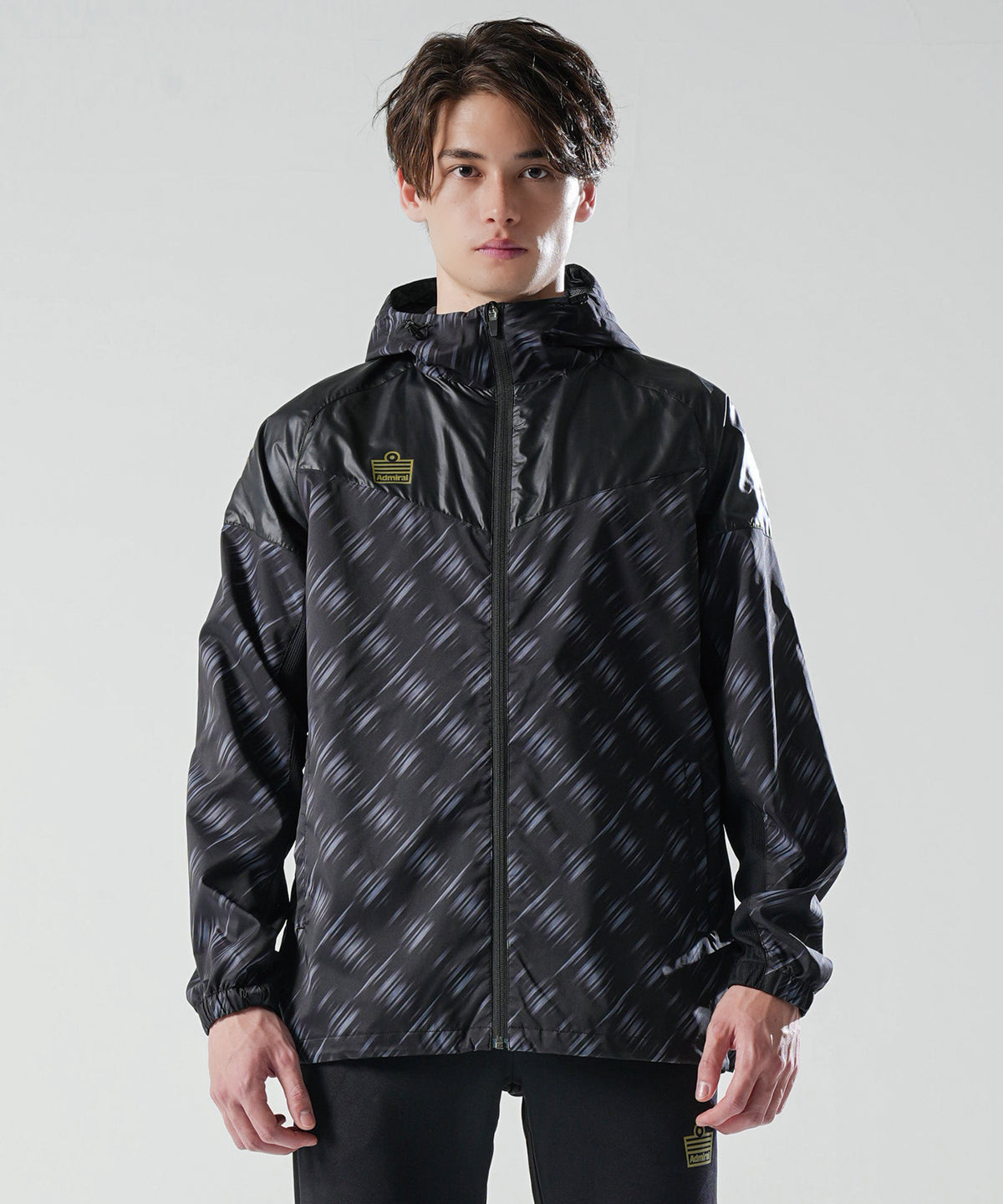 Admiral フード付きジャケット ホワイト⁄グリーン ADMIRAL アドミラル