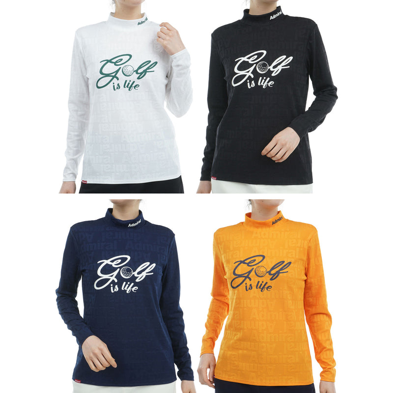 ゴルフ&ロゴ ロングスリーブ モックシャツ ADLA468 – ADMIRAL