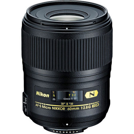 Nikon 60mm f/2.8G AF-S Micro NIKKOR AF ED Lens - Nikon U.S.A. Warranty