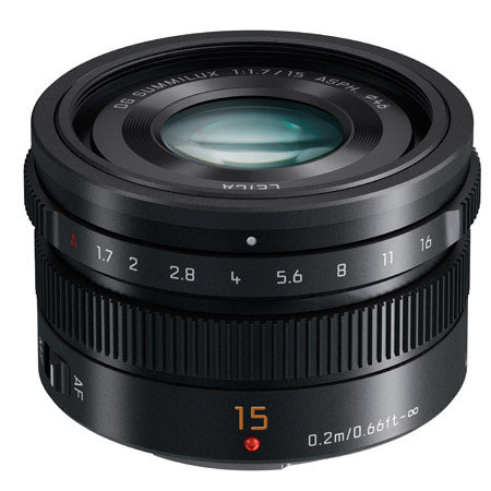 Panasonic LUMIX G Leica DG Summilux 15mm f/1.7 Aspherical Lens for