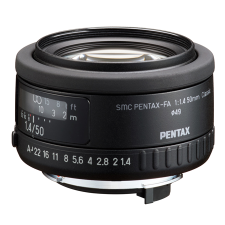 Pentax SMC Pentax-FA 50mm f/1.4 Classic Lens, Black 20800 - Adorama