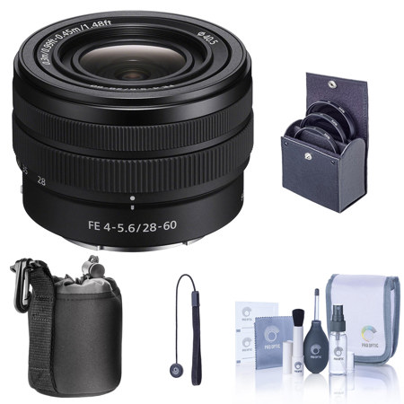 Sony FE 28-60mm f/4-5.6 Lens with Accessories Kit SEL2860 FK - Adorama